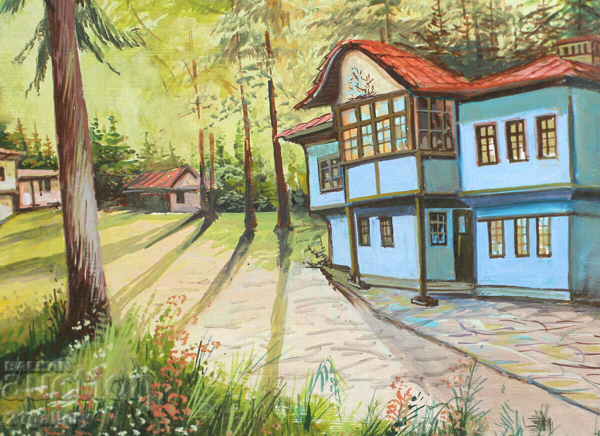 Rural landscape, oil paints, signed 2006. - 5 Rural landscape, oil paints, signed 2006. - 5