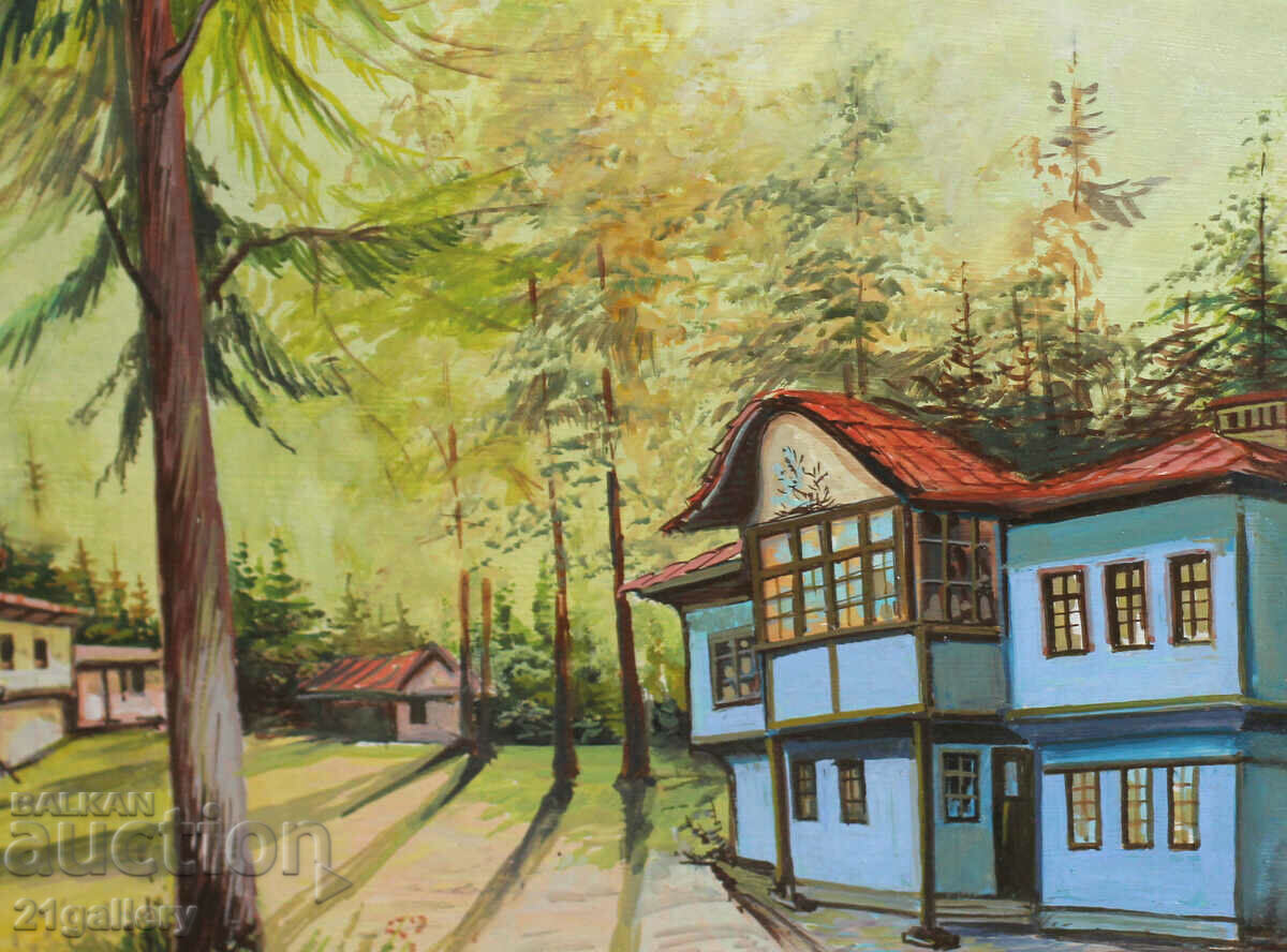 Rural landscape, oil paints, signed 2006. - 6 Rural landscape, oil paints, signed 2006. - 6