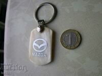 Mazda mother-of-pearl keychain