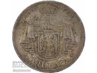 5 dinars 1904, Kingdom of Serbia - silver coin, rare