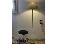 Old brass floor lamp