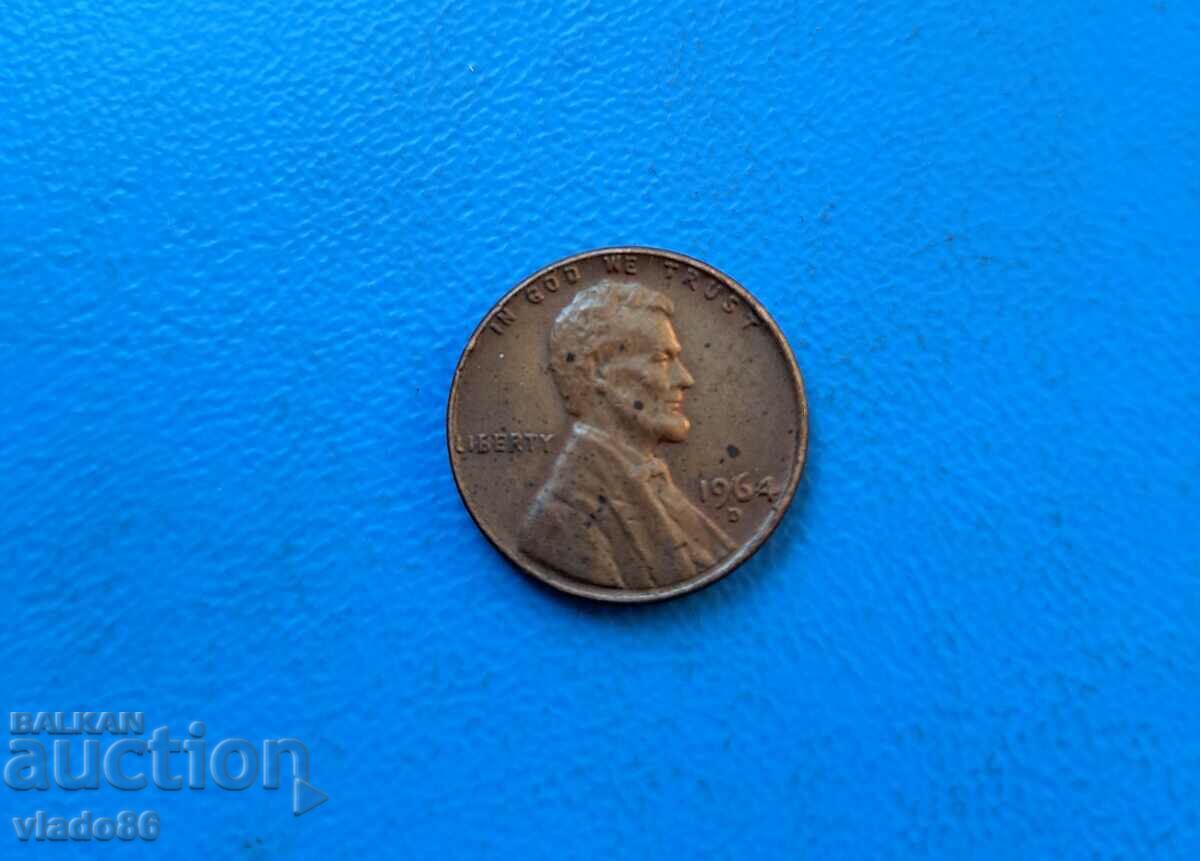 1 cent 1964 USA