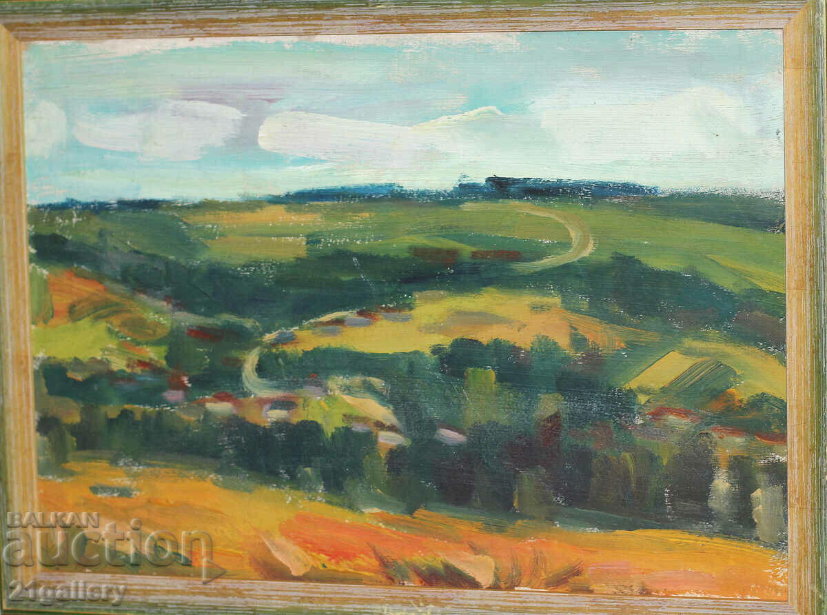 Landscape, oil paints with price 200.00 BGN | € 102.26 Landscape, oil paints with price 200.00 BGN | € 102.26