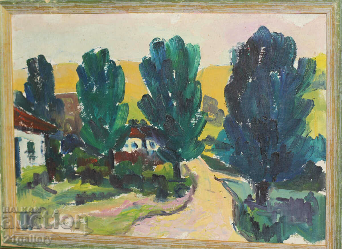 Landscape, oil paints with price 200.00 BGN | € 102.26 Landscape, oil paints with price 200.00 BGN | € 102.26
