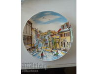 Decorative plate "Children's Christmas Bazaar".