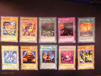 20 Yu Gi Oh playing cards or Yu Gi Oh collection 10 pcs. fans