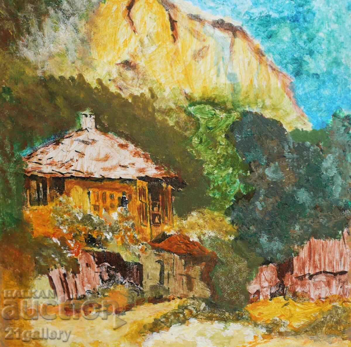 Landscape with a house - 5 Landscape with a house - 5