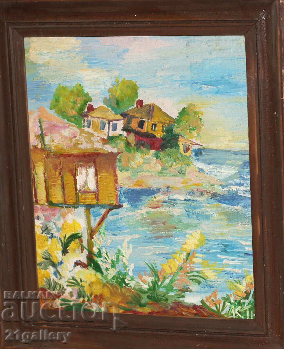 Seascape, oil paints with price 150.00 BGN | € 76.69 Seascape, oil paints with price 150.00 BGN | € 76.69