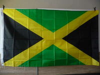 Jamaica flag flag caribbean reggae race music tourism beaches