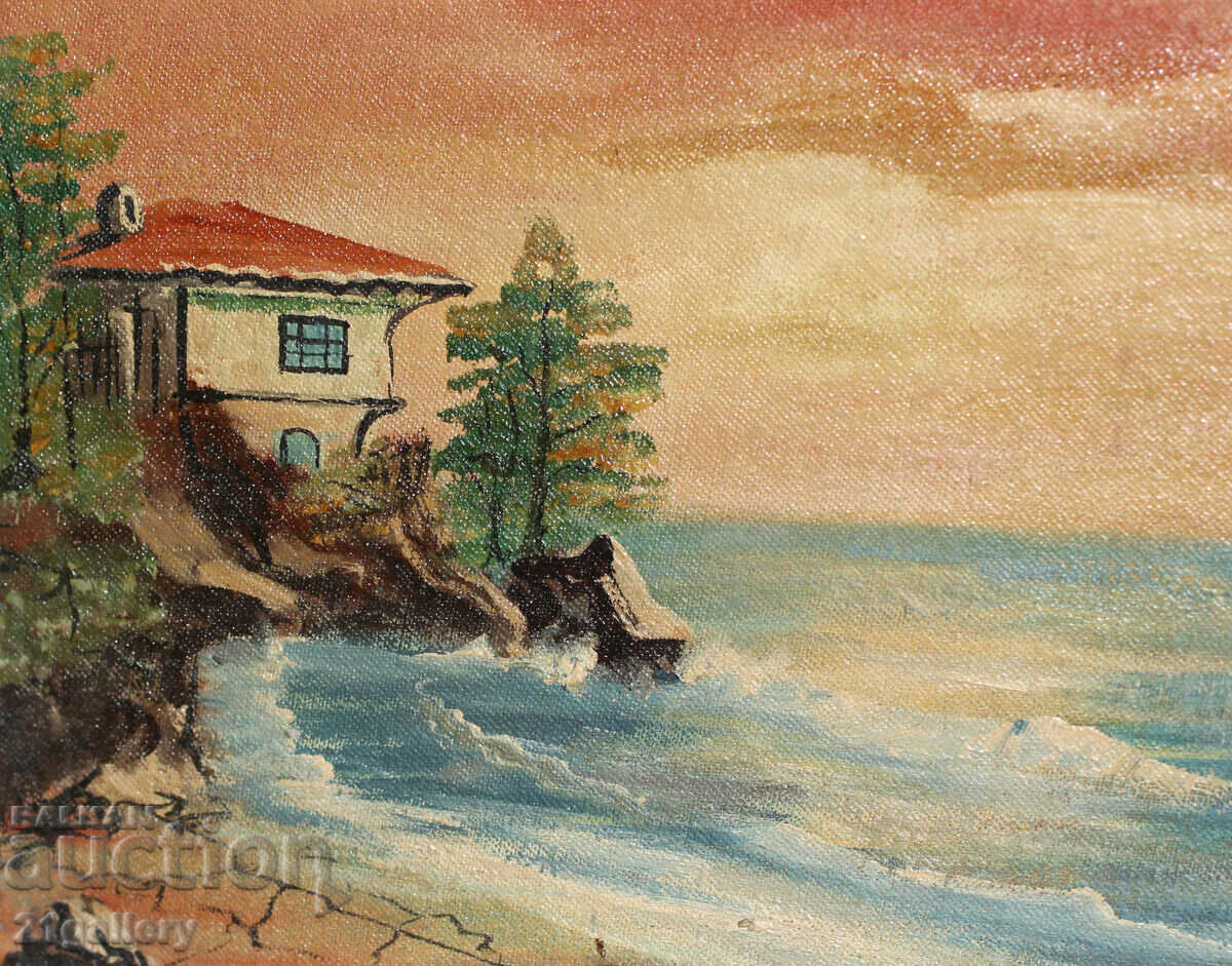 Delivery of Seascape, sunset, oil paints Delivery of Seascape, sunset, oil paints