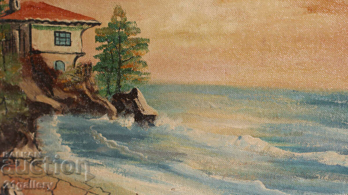 Seascape, sunset, oil paints - 5 Seascape, sunset, oil paints - 5