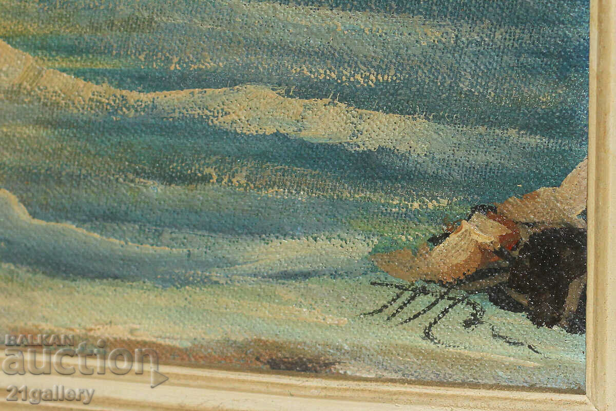 Seascape, sunset, oil paints - 6 Seascape, sunset, oil paints - 6