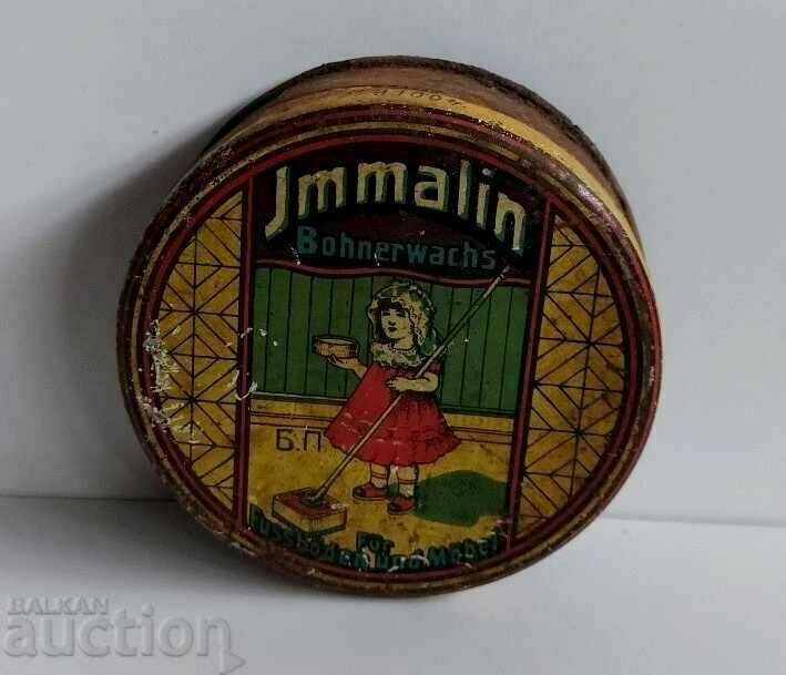 .RARE METAL TIN BOX FROM KINGDOM OF BULGARIA