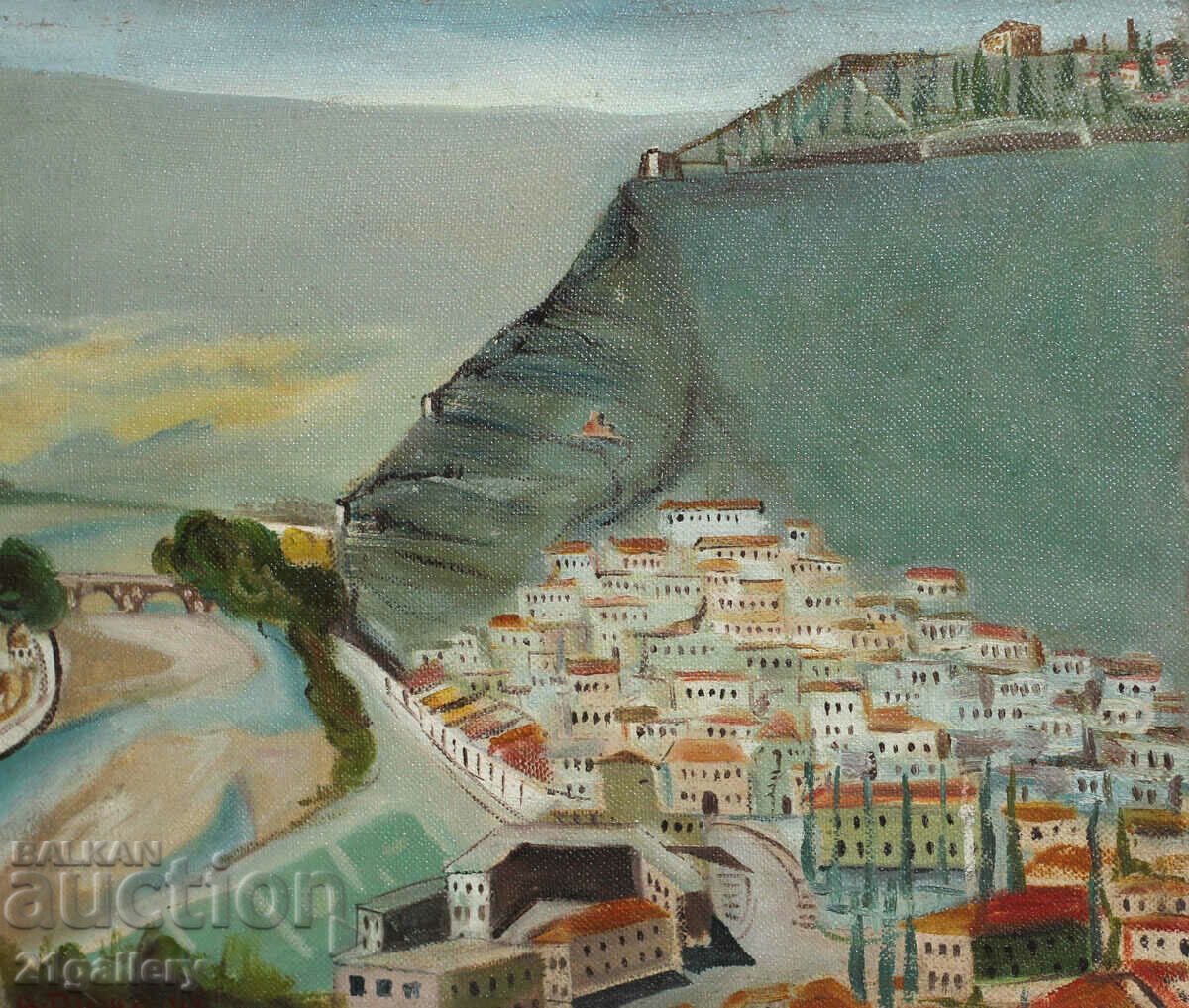 Seascape, oil on canvas, signed with price 180.00 BGN | € 92.03 Seascape, oil on canvas, signed with price 180.00 BGN | € 92.03