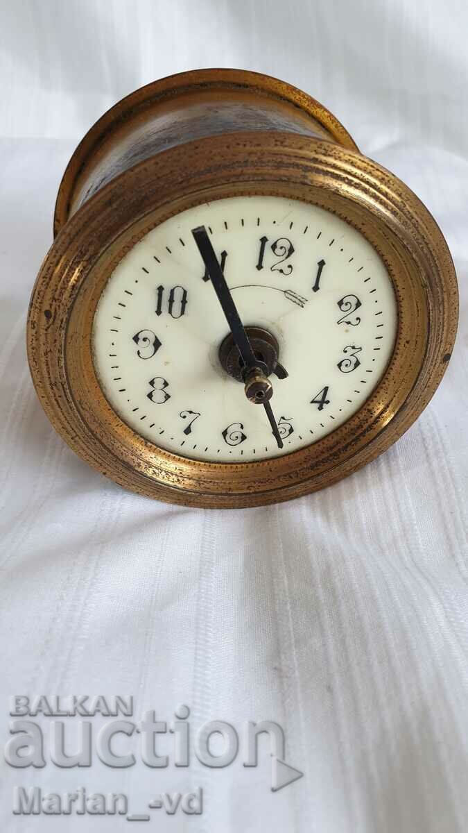 Γαλλικό ορειχάλκινο ξυπνητήρι του 19ου αιώνα αντίκες - 5 Γαλλικό ορειχάλκινο ξυπνητήρι του 19ου αιώνα αντίκες - 5