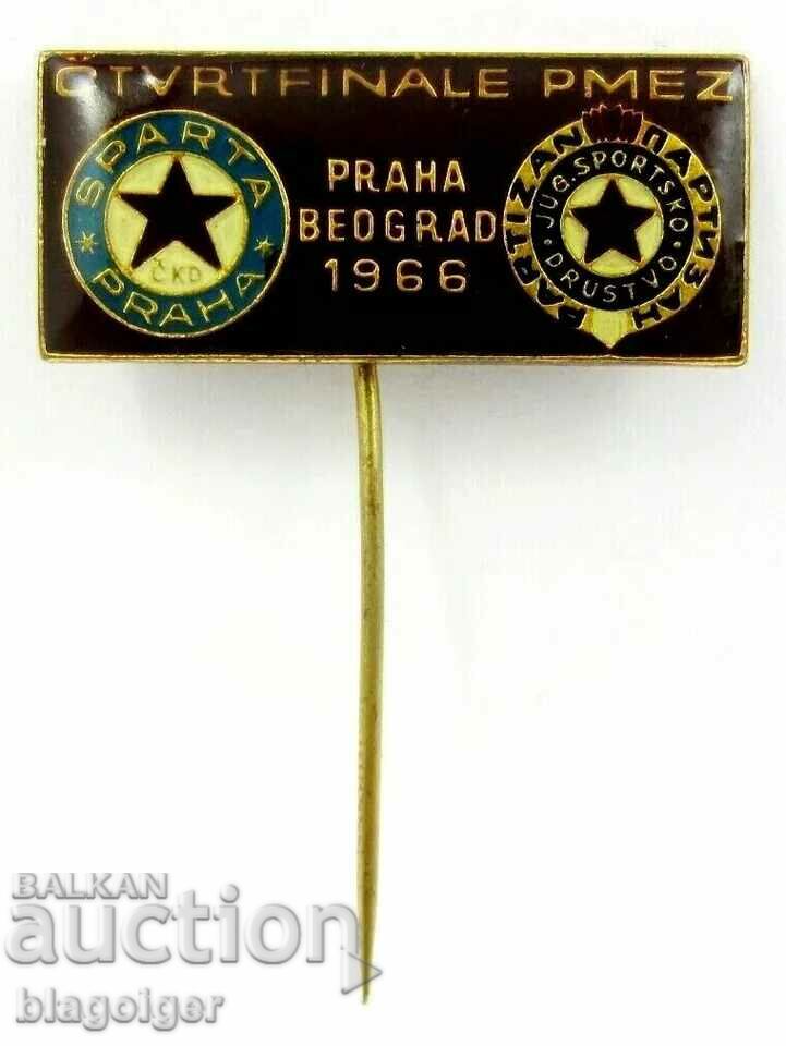 Auction 1966 Sparta Prague v Partizan Belgrade - Fourth Final Auction 1966 Sparta Prague v Partizan Belgrade - Fourth Final