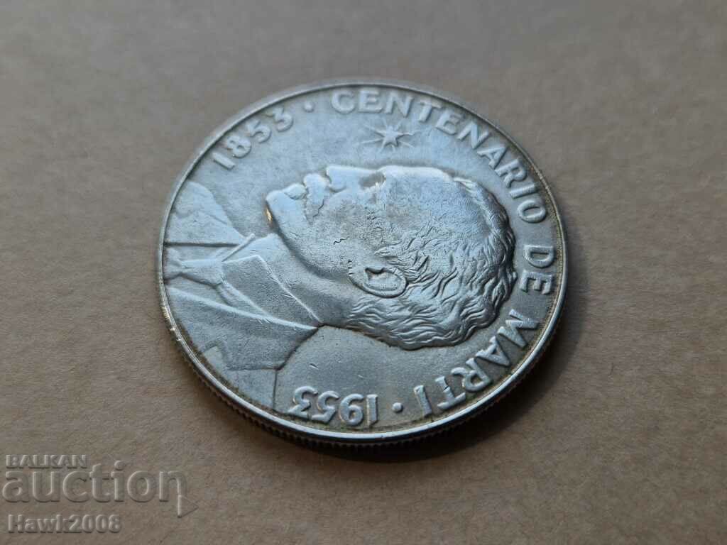 1 peso 1953 Cuba 100 years since the birth of José Martí #5 - 7 1 peso 1953 Cuba 100 years since the birth of José Martí #5 - 7