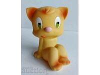 . CHILDREN'S RUBBER TOY FIGURINE KITTEN KITTEN NRB DOLL