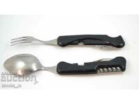 Multifunctional tourist cutlery