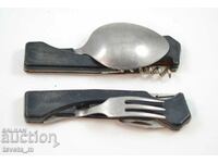 Multifunctional tourist cutlery