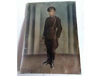 . MILITARY STICK MANNLICHER UNIFORM MILITARY LARGE PHOTO CARDBOARD