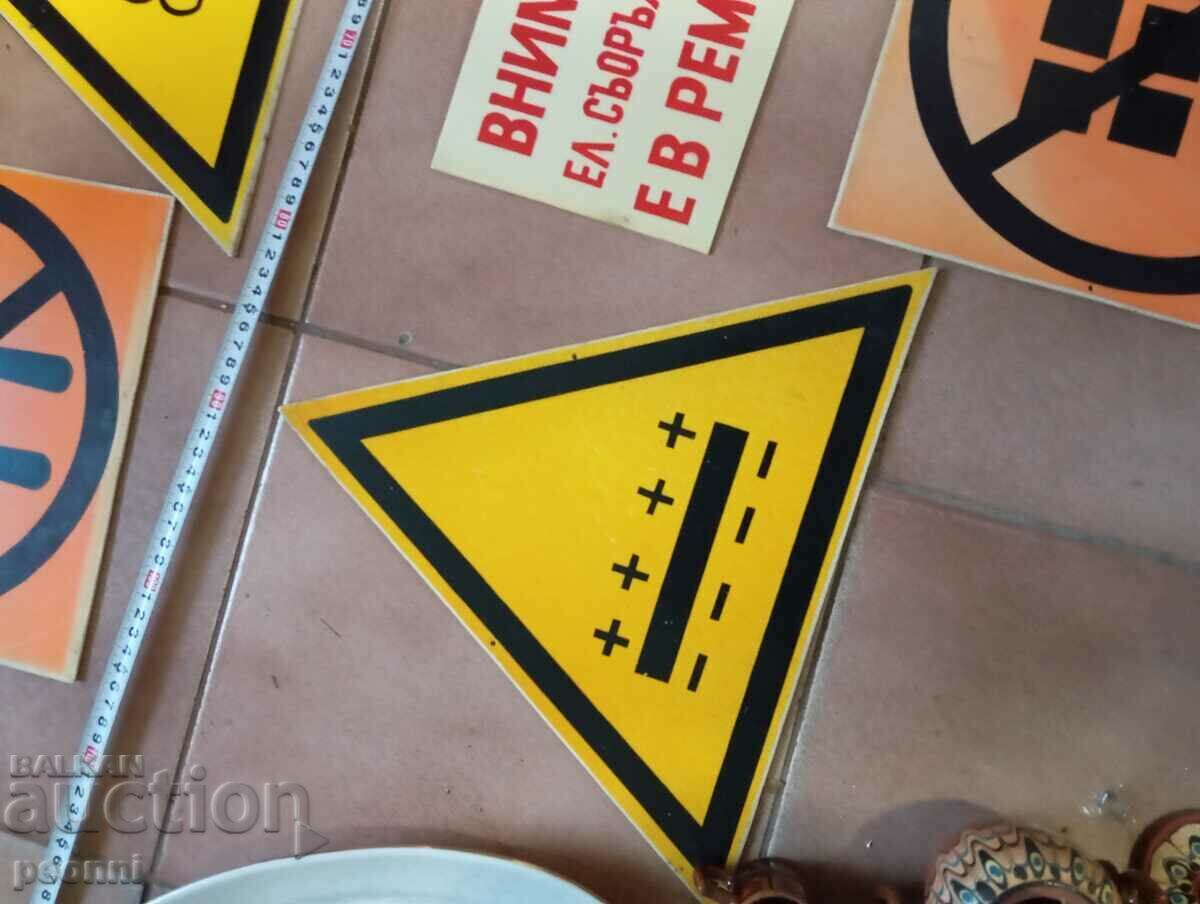 Old signs from the Sotsa. BGN 7 pcs. - 7