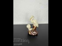 Beautiful porcelain composition / storks. #6138