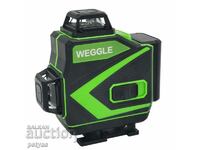 Laser level WEGGLE 4D with 16 lines and 11 accessories