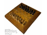 Wooden Chess and Backgammon 48 x 48 cm