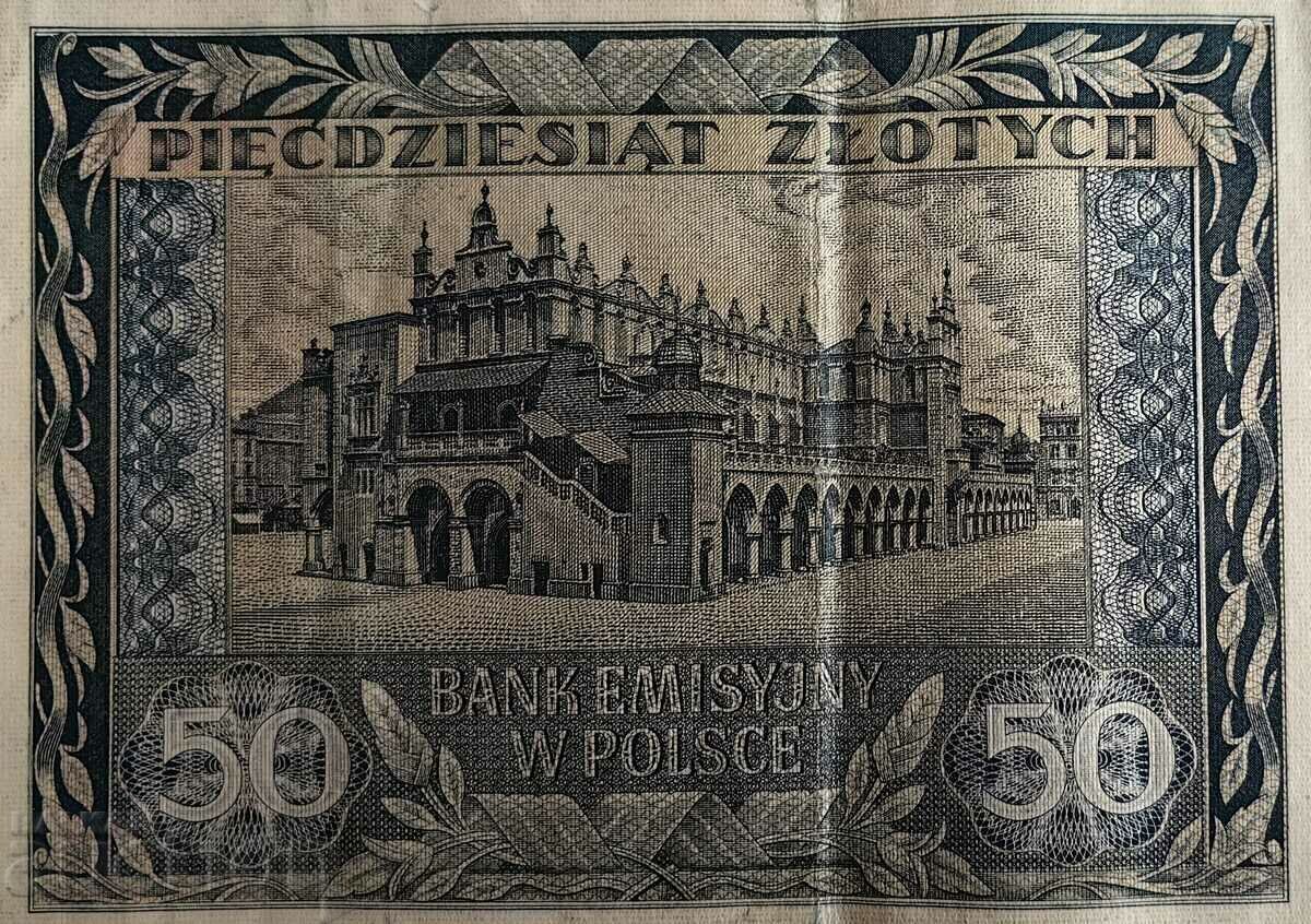 Delivery of . 1941 50 ZLOTS POLISH OCCUPATION