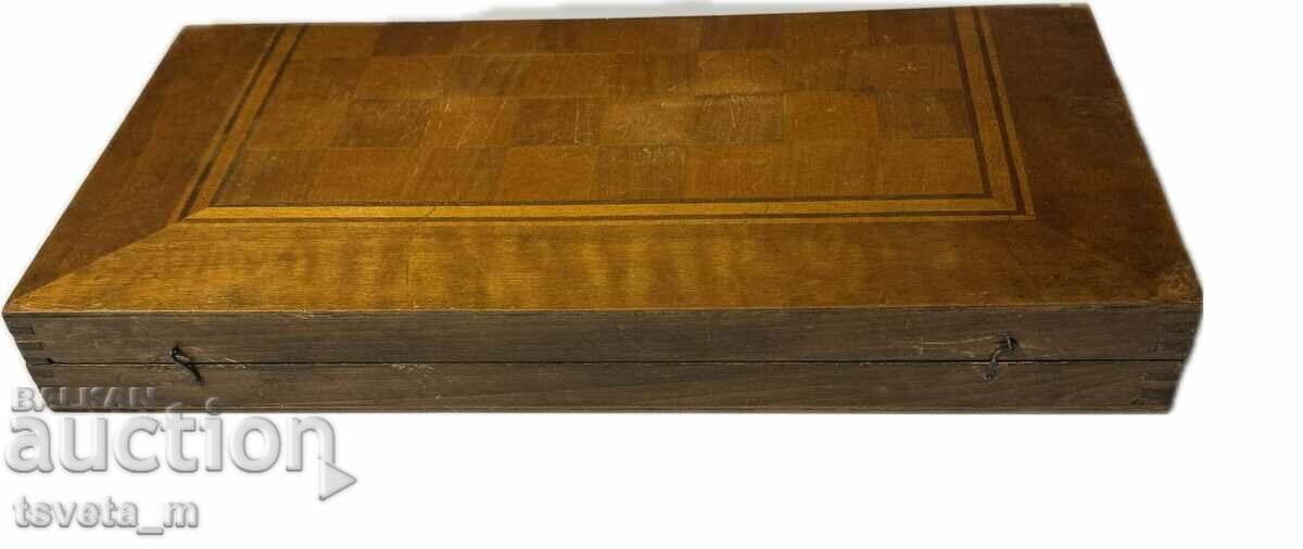 Livrarea Sah si table din lemn 48 x 48 cm