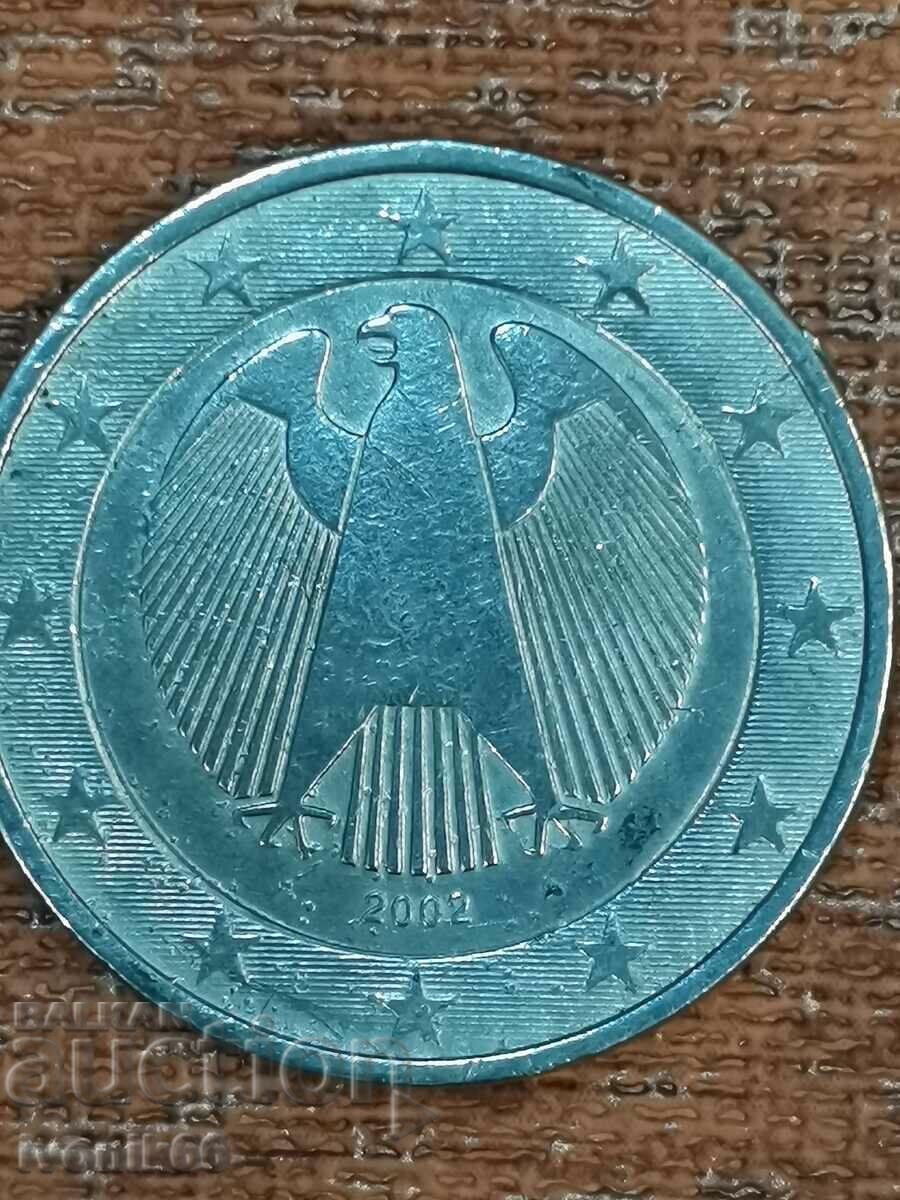 Curio unique 2 € single color coin with price 705.00 BGN | € 360.46 Curio unique 2 € single color coin with price 705.00 BGN | € 360.46