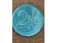 Curio unique 2 € single color coin