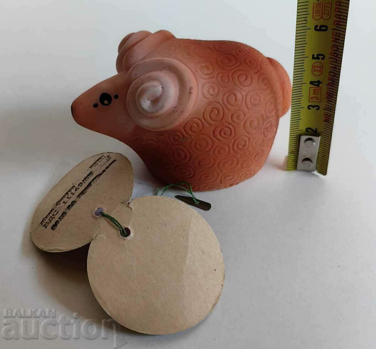 . ARIES SOC UNUSED RUBBER TOY DOLL WITH TAG with price 15.00 BGN | € 7.67 . ARIES SOC UNUSED RUBBER TOY DOLL WITH TAG with price 15.00 BGN | € 7.67