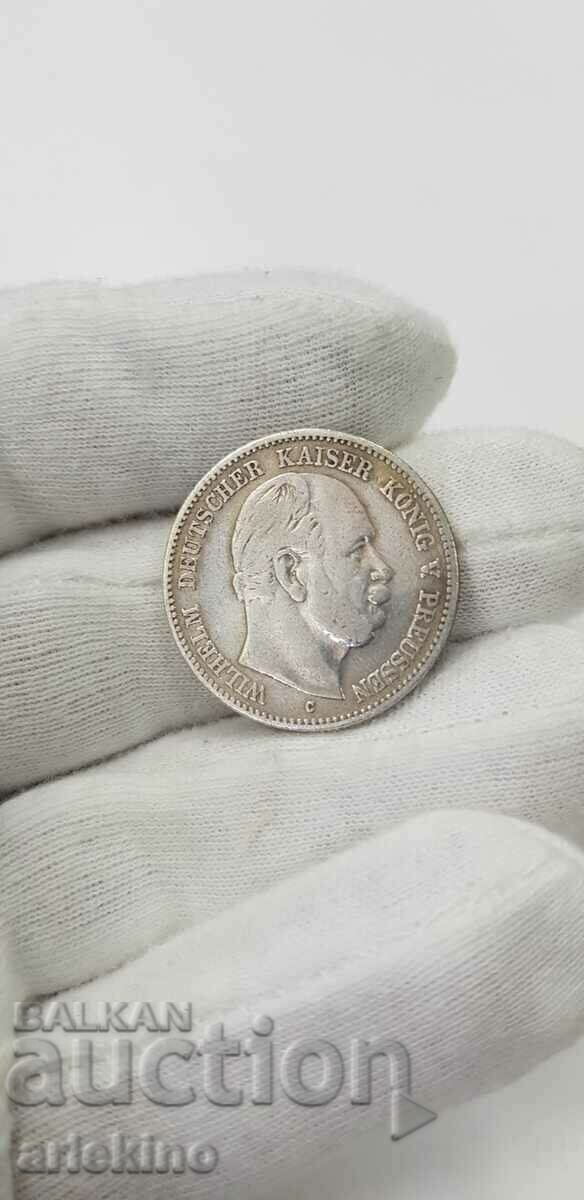 Παράδοση Ασημένιο νόμισμα 2 μάρκα - Γερμανία - Πρωσία 1876 Παράδοση Ασημένιο νόμισμα 2 μάρκα - Γερμανία - Πρωσία 1876