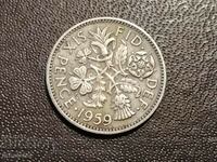 1959 6 pence