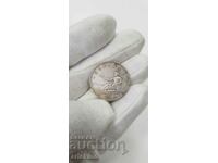 Monedă rară de argint 2 pesetas 1870 - Spania