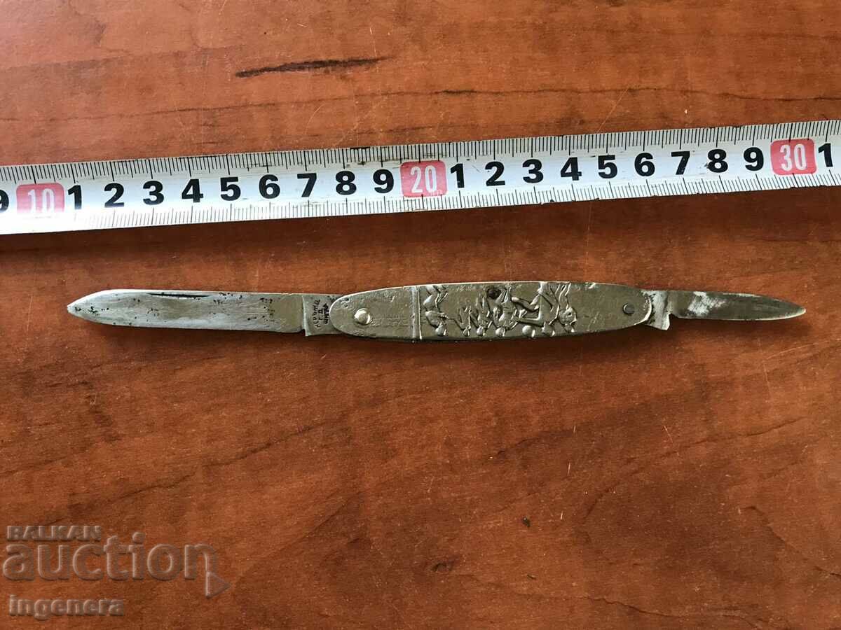 FOLDING KNIFE LEG ANTIQUE BLADE RARE-BAR - 5 FOLDING KNIFE LEG ANTIQUE BLADE RARE-BAR - 5
