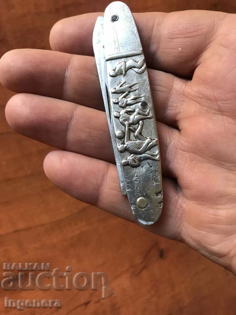 FOLDING KNIFE LEG ANTIQUE BLADE RARE-BAR - 6 FOLDING KNIFE LEG ANTIQUE BLADE RARE-BAR - 6