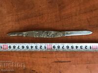 FOLDING KNIFE LEG ANTIQUE BLADE RARE-BAR