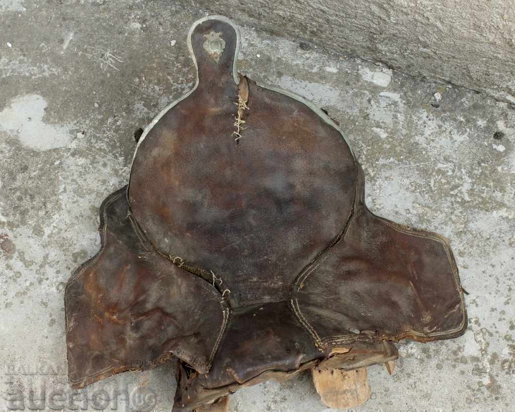 . VERY OLD LEATHER SADDLE