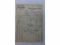 , 1929 VECHI DOCUMENT REGAL SCRISOARE DE FACTURA