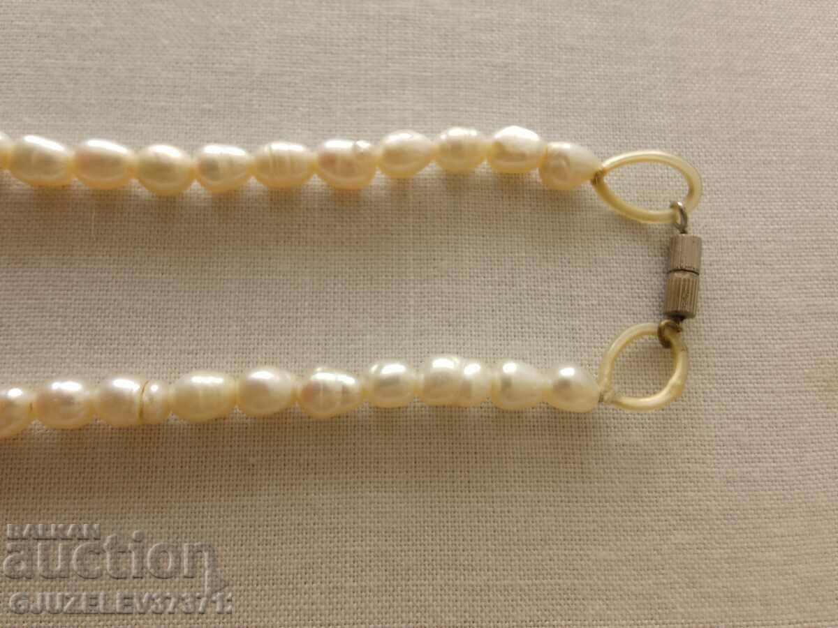 White Natural Freshwater Pearl Necklace - Classic - 5 White Natural Freshwater Pearl Necklace - Classic - 5