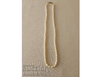 White Natural Freshwater Pearl Necklace - Classic