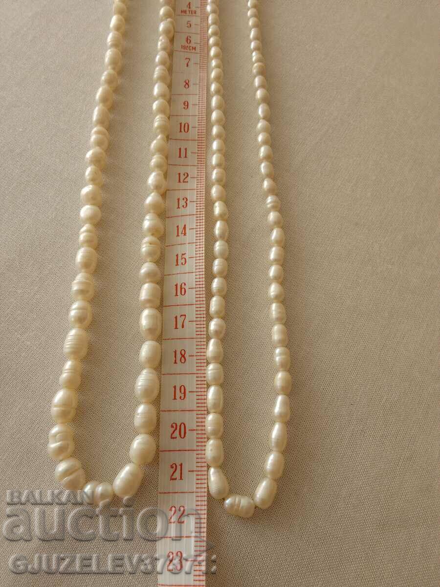 White natural freshwater pearl necklace - 6 White natural freshwater pearl necklace - 6