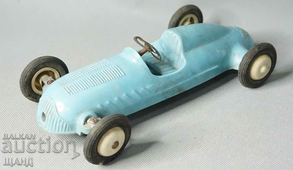 Old Bulgarian toy model sports car Pobeda