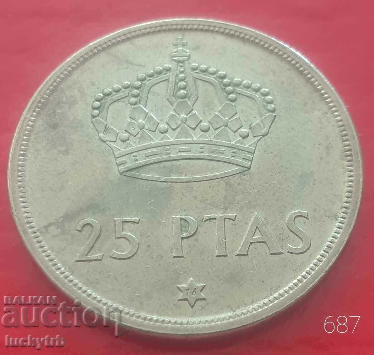 25 pesetas 1975 "76" - Spania