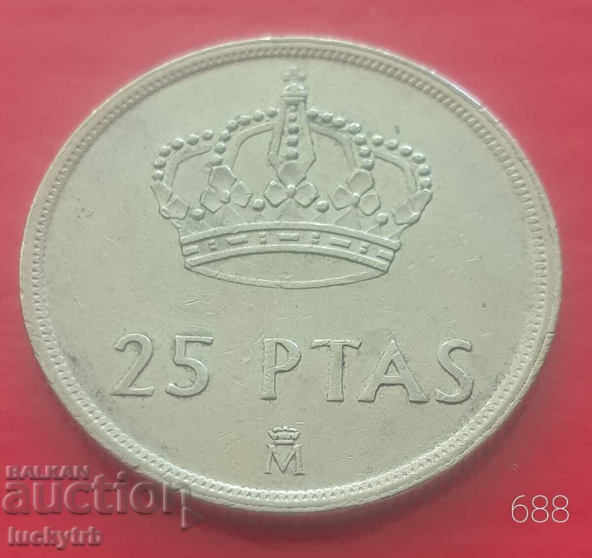 25 pesetas 1982 - Spania