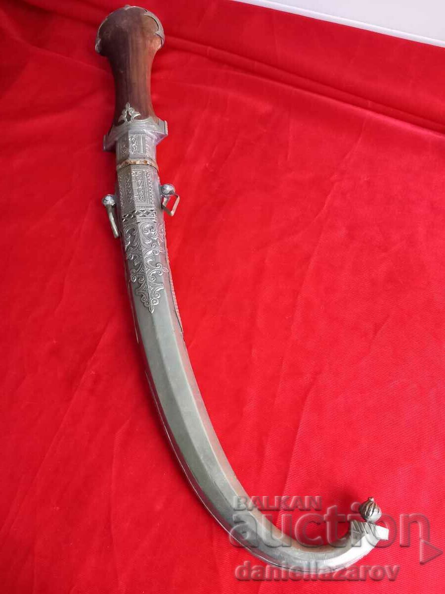 Pumnal vechi de argint mare KUMAYA, Pumnal - 6