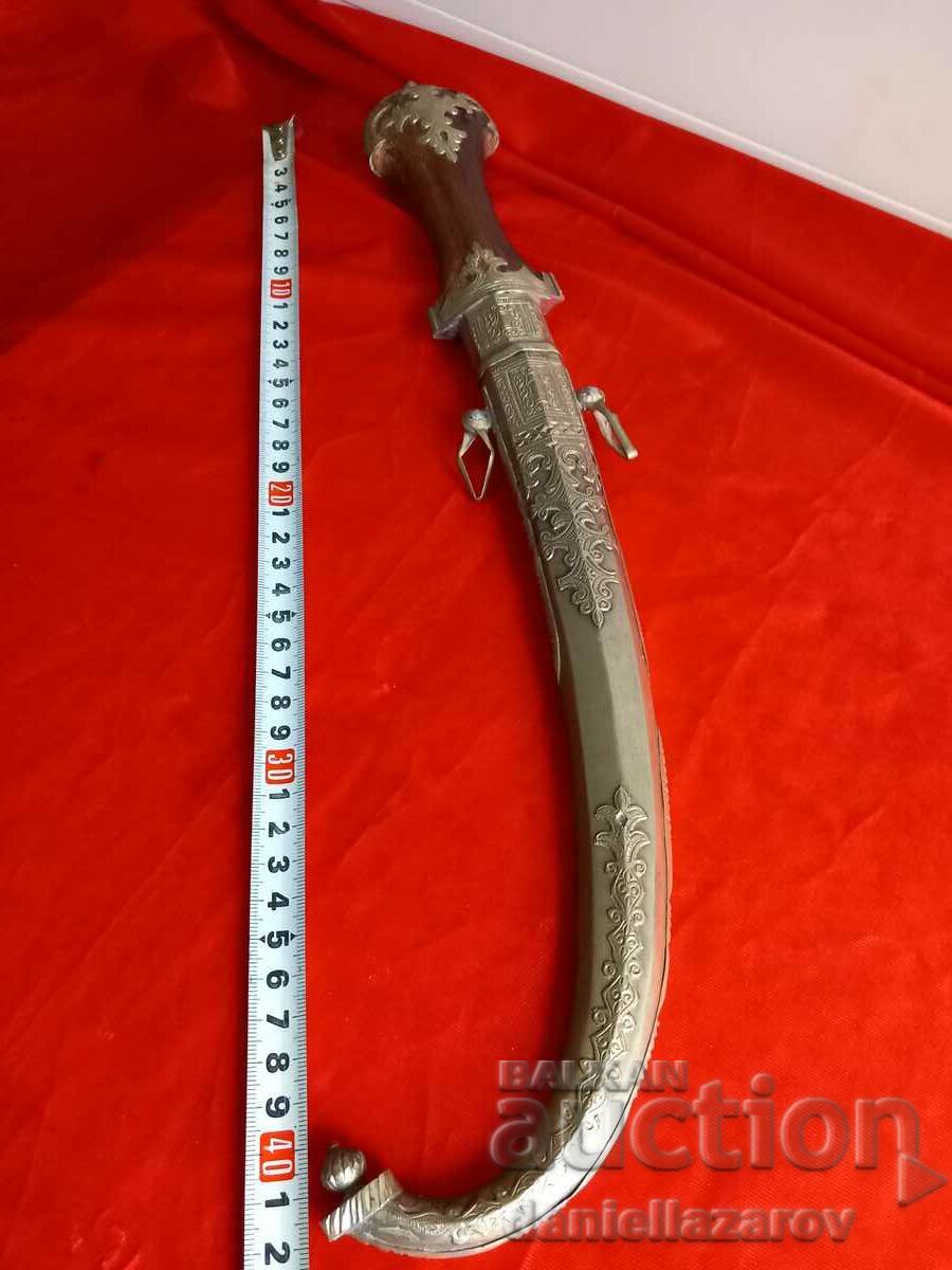 Pumnal vechi de argint mare KUMAYA, Pumnal - 7